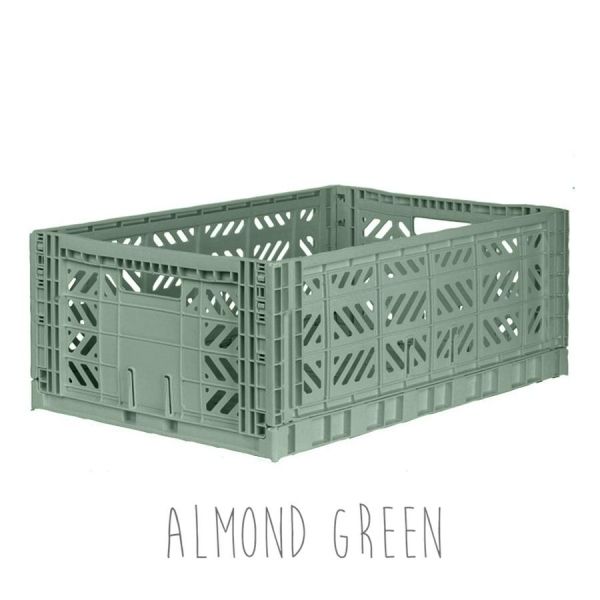 Storage . Folding Crate - Maxi / Various Colours - Almond